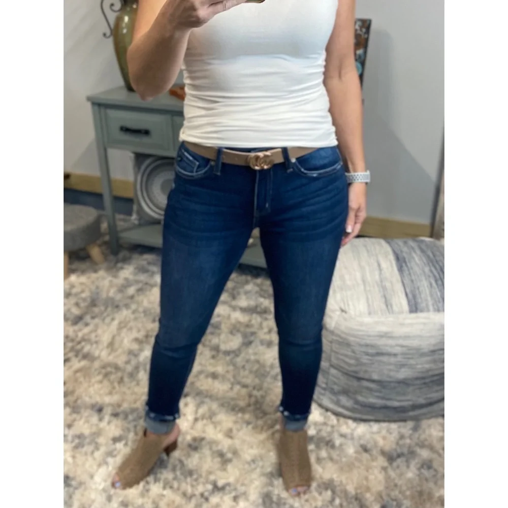 ❤️‍🔥RESTOCK Double C Faux Leather Belt Taupe 4621